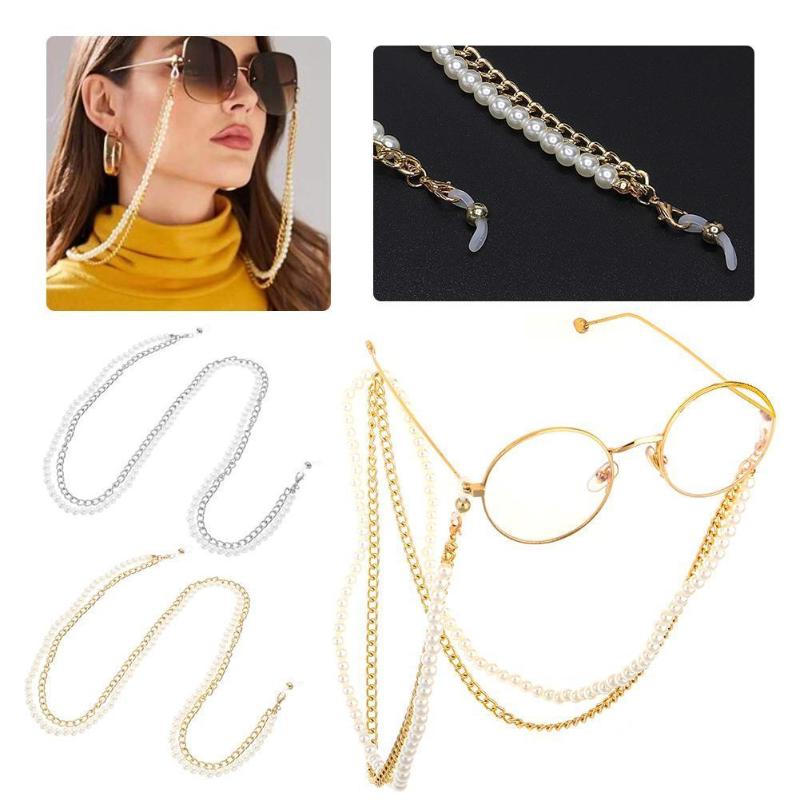 Multi-layer pearl glasses chain T7C3
Multi-layer pearl glasses chain T7C3
