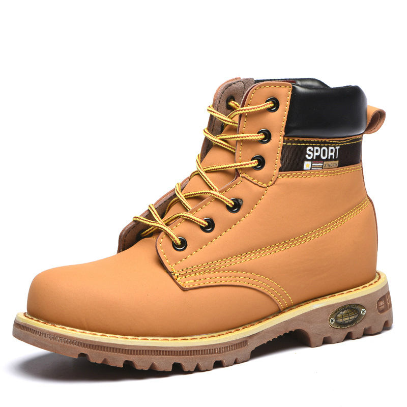 men's leisure large size steel toe covers work safety shoes PU leather tooling security ankle boots worker protective footwear, Black
men's leisure large size steel toe covers work safety shoes PU leather tooling security ankle boots worker protective footwear, Black