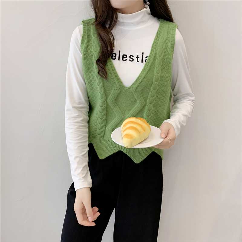 Red White Pink Black Green Fashion Korean Women Knitted Pullover Sweaters V-neck Backless Sleeveless Vest Sweater
Red White Pink Black Green Fashion Korean Women Knitted Pullover Sweaters V-neck Backless Sleeveless Vest Sweater