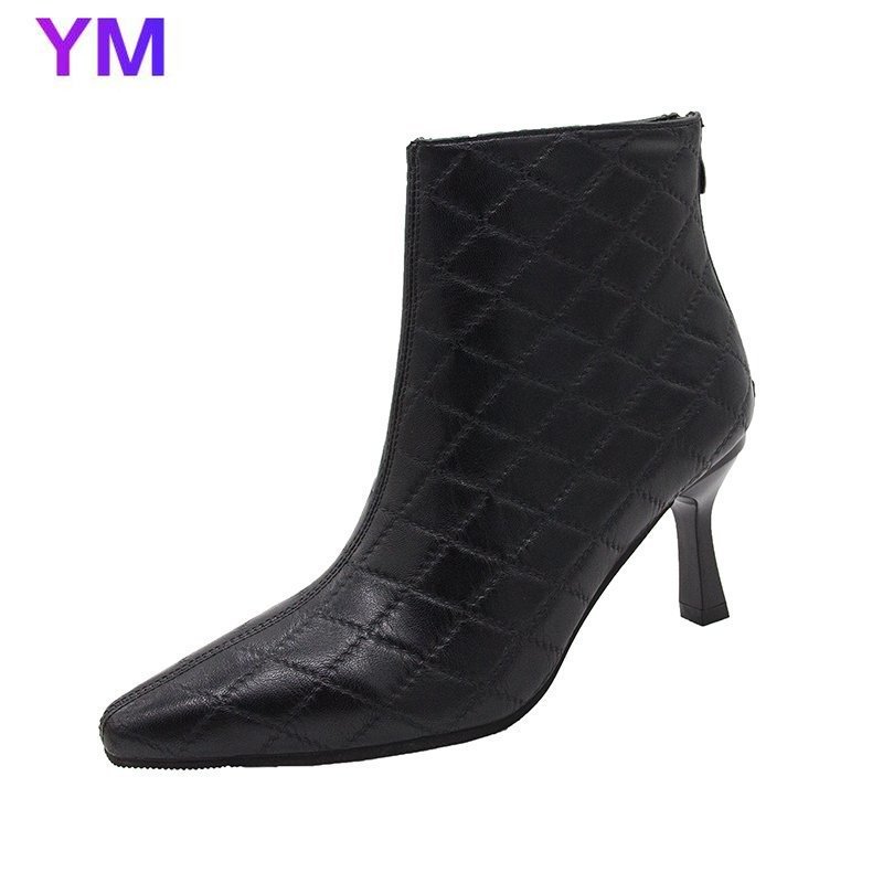 2020 Autumn Winter European American High-heeled Nude Boots 7CM Stiletto Fashion Women's Boots Rear Zipper Sexy Women's Shoes, Black
2020 Autumn Winter European American High-heeled Nude Boots 7CM Stiletto Fashion Women's Boots Rear Zipper Sexy Women's Shoes, Black