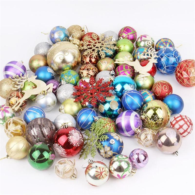 About 60-70 Pcs Christmas Ball Ornaments Shiny Matte Ball Christmas Tree Pendant For Wedding Party Decoration Ornaments Balls
About 60-70 Pcs Christmas Ball Ornaments Shiny Matte Ball Christmas Tree Pendant For Wedding Party Decoration Ornaments Balls