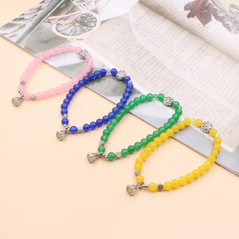 Charm Bracelets Handmade Bracelet Natural Stone Jades Crystal Opal Labradorite Lotus Bead Bangle Wristband For Women Yoga Jewelry B369
Charm Bracelets Handmade Bracelet Natural Stone Jades Crystal Opal Labradorite Lotus Bead Bangle Wristband For Women Yoga Jewelry B369