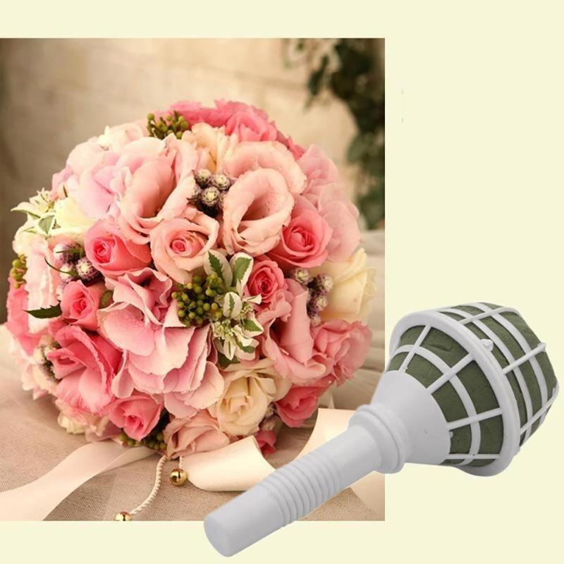 Fashion Bridal Wedding Party Supply Flower DIY Decoration Bouquet Foam Holder Handle Floral Foam Wedding Party Accessories, White
Fashion Bridal Wedding Party Supply Flower DIY Decoration Bouquet Foam Holder Handle Floral Foam Wedding Party Accessories, White