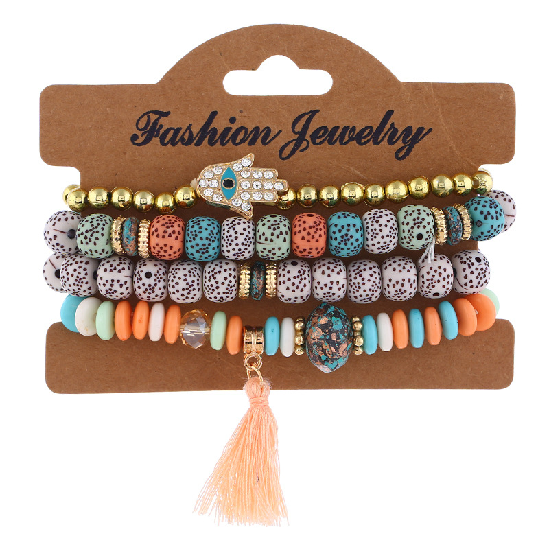 Fashion Evil Eye Charms Bracelets Fatima Hamsa Hand Kabbalah Elastic Beads Bracelet Bangles Multilayer Handmade Bead Pulseras for Women Men
Fashion Evil Eye Charms Bracelets Fatima Hamsa Hand Kabbalah Elastic Beads Bracelet Bangles Multilayer Handmade Bead Pulseras for Women Men