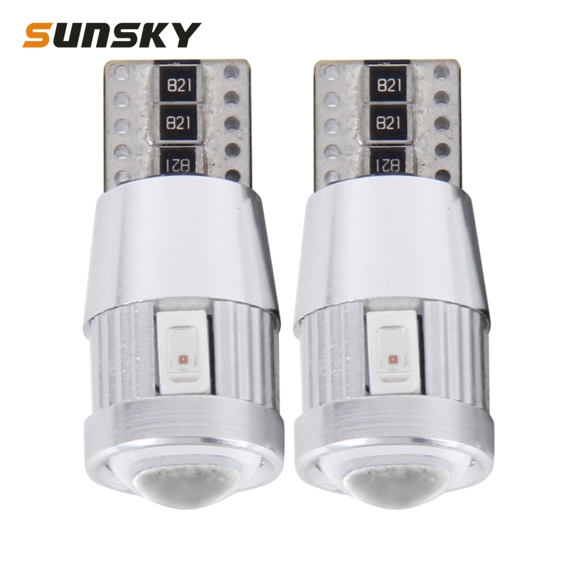 

Car Clearance Light LED Light T10 DC 12V 3W 6 SMD-5630 LEDs Error-Free Canbus Car Clearance Lights Lamp, 2 pcs, As pic