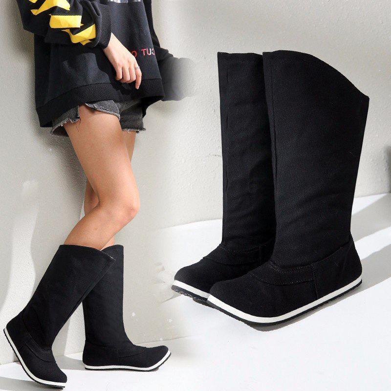 SWQZVT 2020 New knee high boots women Spring and Autumn balck Round head flat long boots women casual Comfortable, Black
SWQZVT 2020 New knee high boots women Spring and Autumn balck Round head flat long boots women casual Comfortable, Black