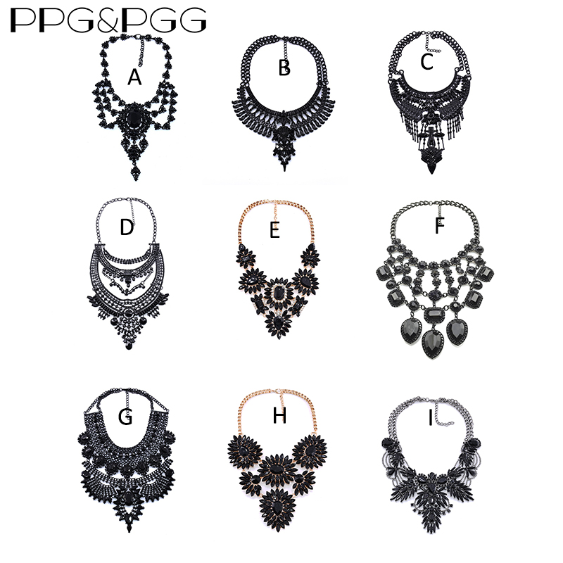Chokers Large Collar Statement Choker Necklace Women Vintage Black Stones Collier Necklaces Pendants Maxi Chunky Big Bib Woman
Chokers Large Collar Statement Choker Necklace Women Vintage Black Stones Collier Necklaces Pendants Maxi Chunky Big Bib Woman