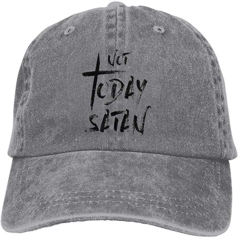 Not Today Satan Unisex Soft Casquette Cap Vintage Adjustable Baseball Caps, Gray
Not Today Satan Unisex Soft Casquette Cap Vintage Adjustable Baseball Caps, Gray