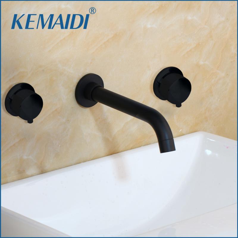 KEMIDI New Bathtub Basin Black Brass Bathroom Sink Mixer Tap Faucet 3 Pcs Black Faucets Dual Handle Sink Mixer Tap
KEMIDI New Bathtub Basin Black Brass Bathroom Sink Mixer Tap Faucet 3 Pcs Black Faucets Dual Handle Sink Mixer Tap
