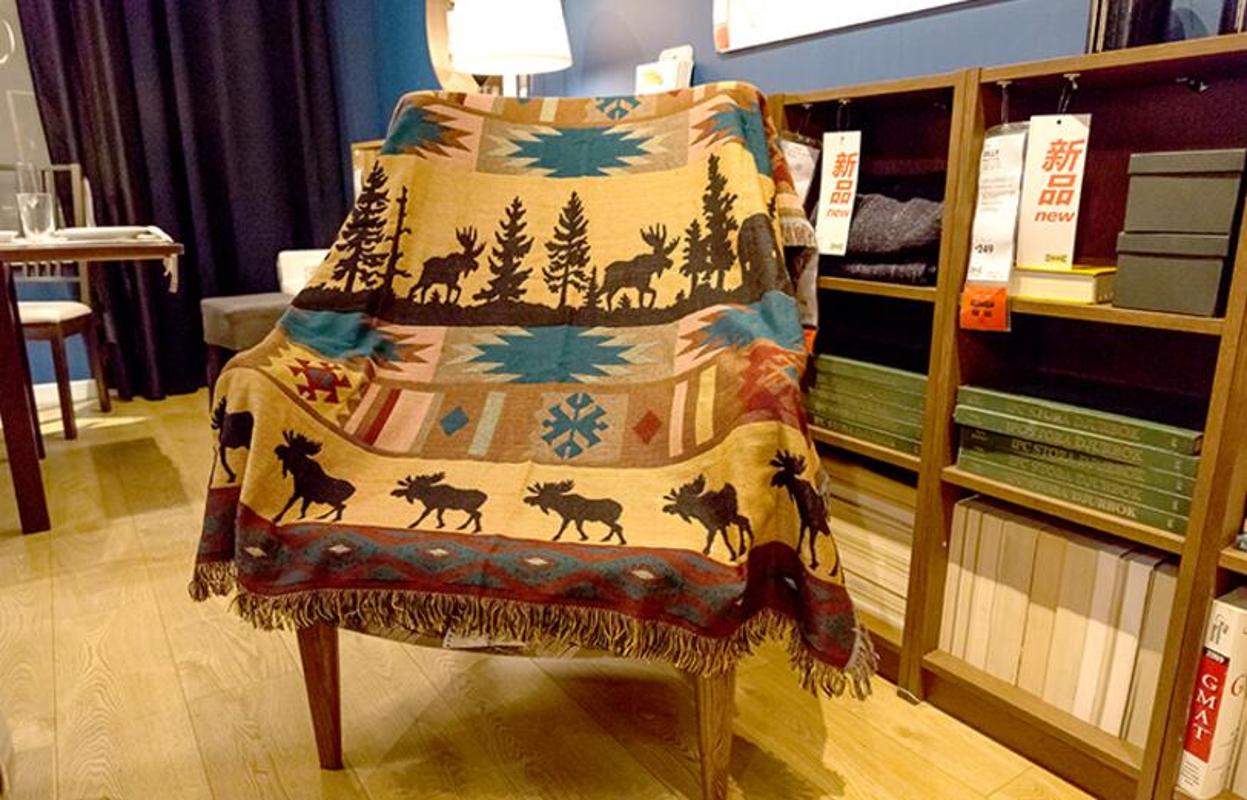American Deer Blanket Sofa Decorative chair cover throws on Sofa/Bed/Plane Travel Plaids Rectangular Color Stitching Blankets
American Deer Blanket Sofa Decorative chair cover throws on Sofa/Bed/Plane Travel Plaids Rectangular Color Stitching Blankets