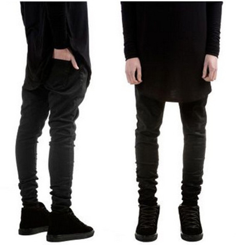 popular logo pure black quality high street jeans dark pencil height of cultivate morality pants male feet pants Biker
popular logo pure black quality high street jeans dark pencil height of cultivate morality pants male feet pants Biker
