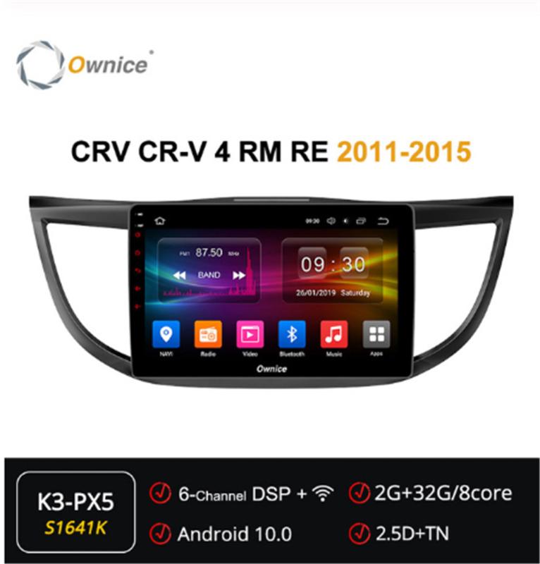 Ownice 8Core Android 10.0 4G 360 Panorama Car Radio ForHonda CRV 4 RM RE 2011 - 2020 Player Navi GPS DSP Audio
Ownice 8Core Android 10.0 4G 360 Panorama Car Radio ForHonda CRV 4 RM RE 2011 - 2020 Player Navi GPS DSP Audio