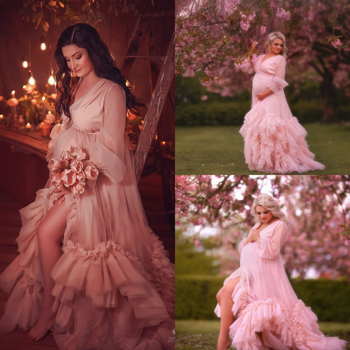 Women's Robe V Neck Long Sleeves Pink Kimono Pregnant Party Night Sleepwear Women Bathrobe Nightgown Prom Bridesmaid Shawel 2020 New
Women's Robe V Neck Long Sleeves Pink Kimono Pregnant Party Night Sleepwear Women Bathrobe Nightgown Prom Bridesmaid Shawel 2020 New