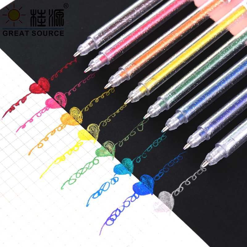 Metal Glitter Highlighter Pen Metalic Colorful Ink Pen DIY 8 Colors Per Set ( 15 Sets
Metal Glitter Highlighter Pen Metalic Colorful Ink Pen DIY 8 Colors Per Set ( 15 Sets