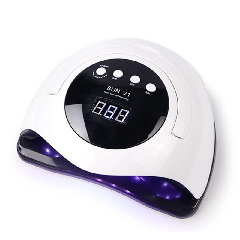 168W High Matching Manicure Device Dual Light Source Intelligent Induction Phototherapy Lamp Quick-Drying Nail Dryer, Black
168W High Matching Manicure Device Dual Light Source Intelligent Induction Phototherapy Lamp Quick-Drying Nail Dryer, Black