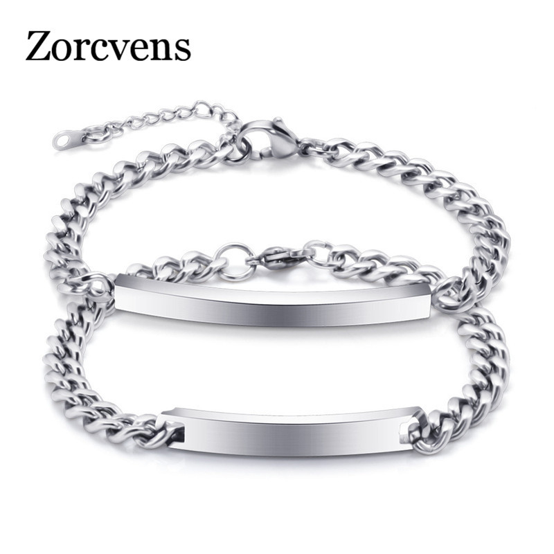 Modyle New Top Quality Silver Color 316L Stainless Steel Couple Link Chain Wedding Bracelets for Man Woman Never Fade
Modyle New Top Quality Silver Color 316L Stainless Steel Couple Link Chain Wedding Bracelets for Man Woman Never Fade