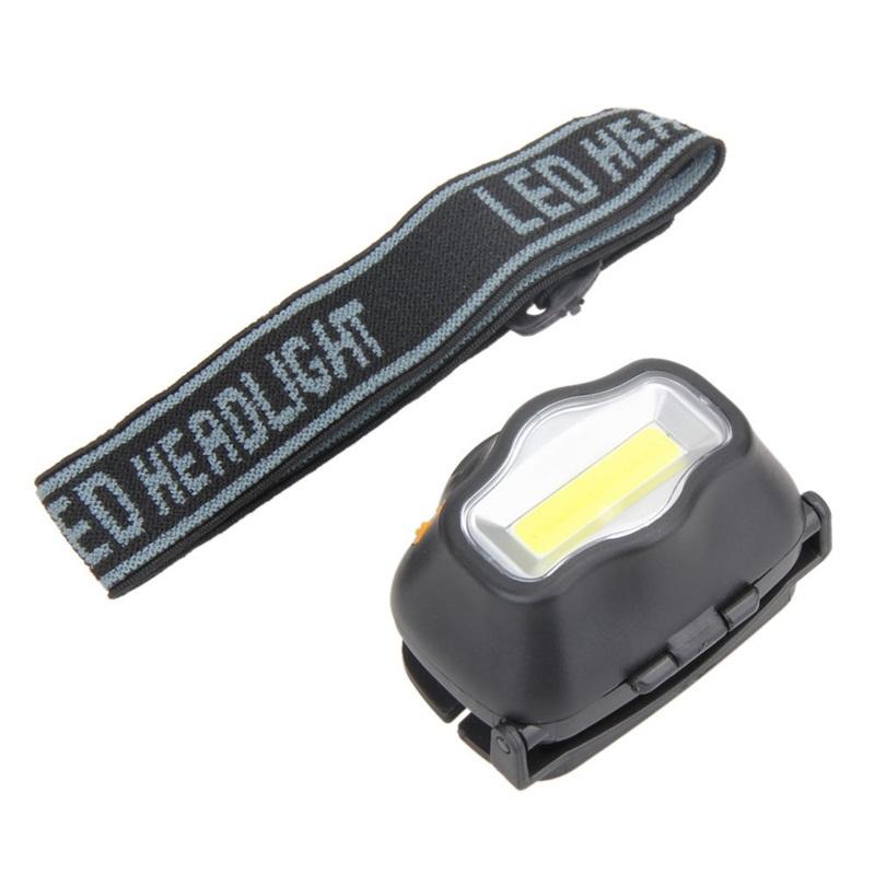 WholeClimbing Hiking Headlight Waterproof 3W Fishing Camping Outdoor Portable Bright Head Lamp Button Switch White Light 4 5q