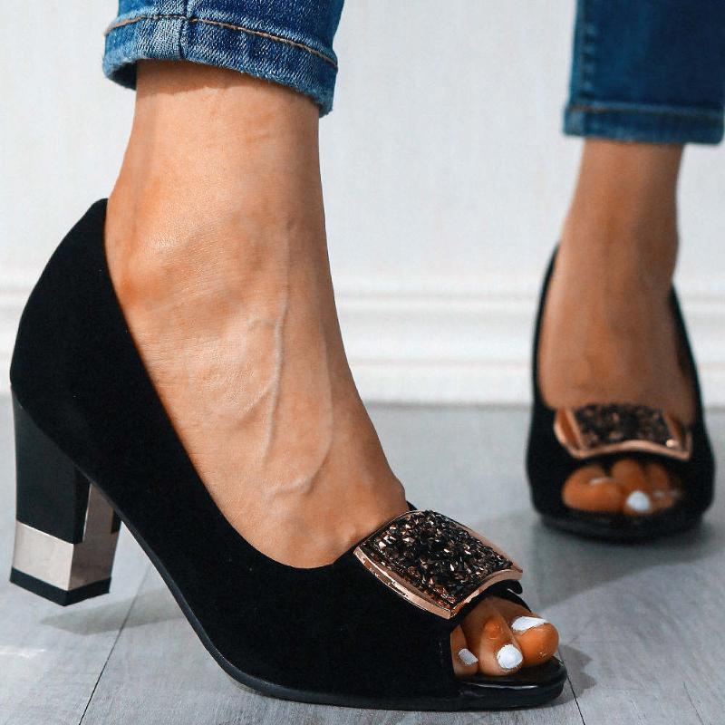 SARAIRIS 2020 Elegant Office lady Big Size 30-50 Customizd Square High Heels Summer Pumps Shoes Women, Black
SARAIRIS 2020 Elegant Office lady Big Size 30-50 Customizd Square High Heels Summer Pumps Shoes Women, Black