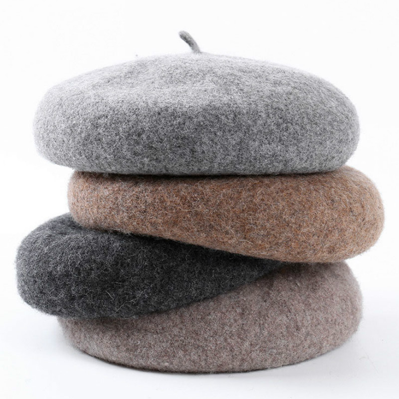Fashion Women Wool Beret Female adjustable Painter hats Solid Color Bonnet Caps Winter Warm Walking Hat Cap 2020 new wholesale, Dark grey
Fashion Women Wool Beret Female adjustable Painter hats Solid Color Bonnet Caps Winter Warm Walking Hat Cap 2020 new wholesale, Dark grey