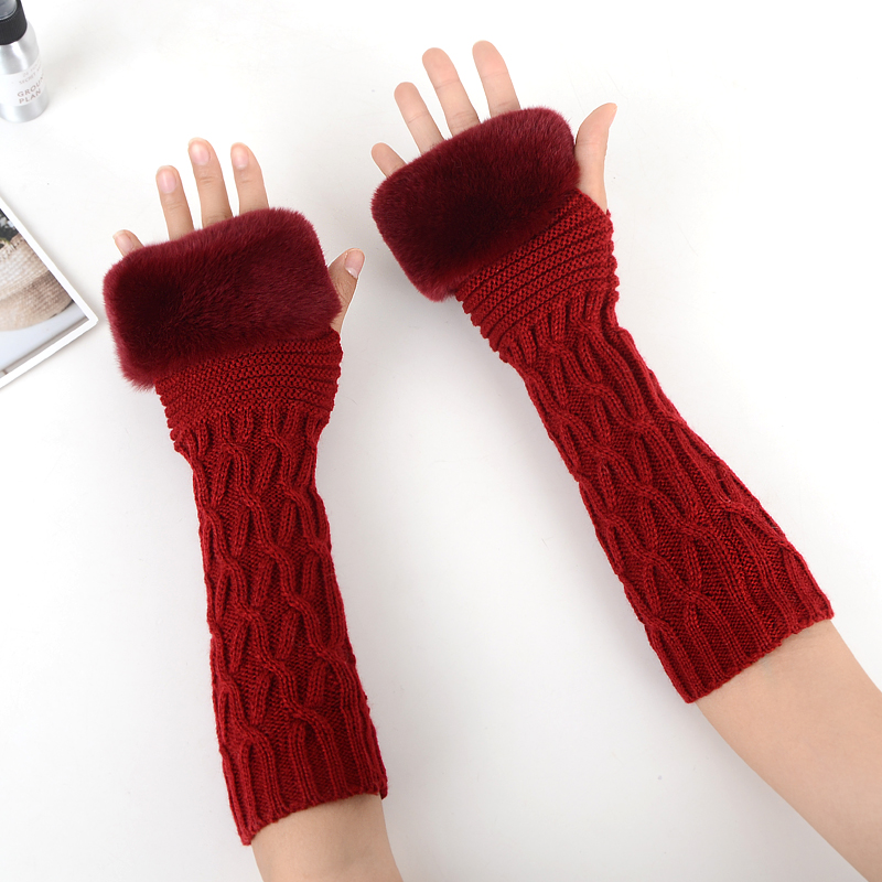 Long real Rex fur half finger Glove female Winter lovely driving touch screen warm arm exposed fingers
Long real Rex fur half finger Glove female Winter lovely driving touch screen warm arm exposed fingers