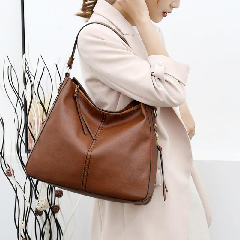 Large Shoulder Bag For Women Messenger Bags Ladies Simple PU Leather Handbag Purse With Tassels Female Crossbody Bag, Black
Large Shoulder Bag For Women Messenger Bags Ladies Simple PU Leather Handbag Purse With Tassels Female Crossbody Bag, Black