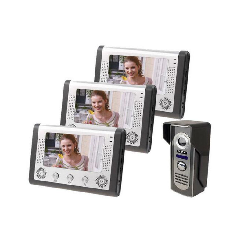 Yobang Security 3 Monitor Kits Home Intercom Video Door Phone 7"Doorbell Camera Door Access Control System
Yobang Security 3 Monitor Kits Home Intercom Video Door Phone 7"Doorbell Camera Door Access Control System