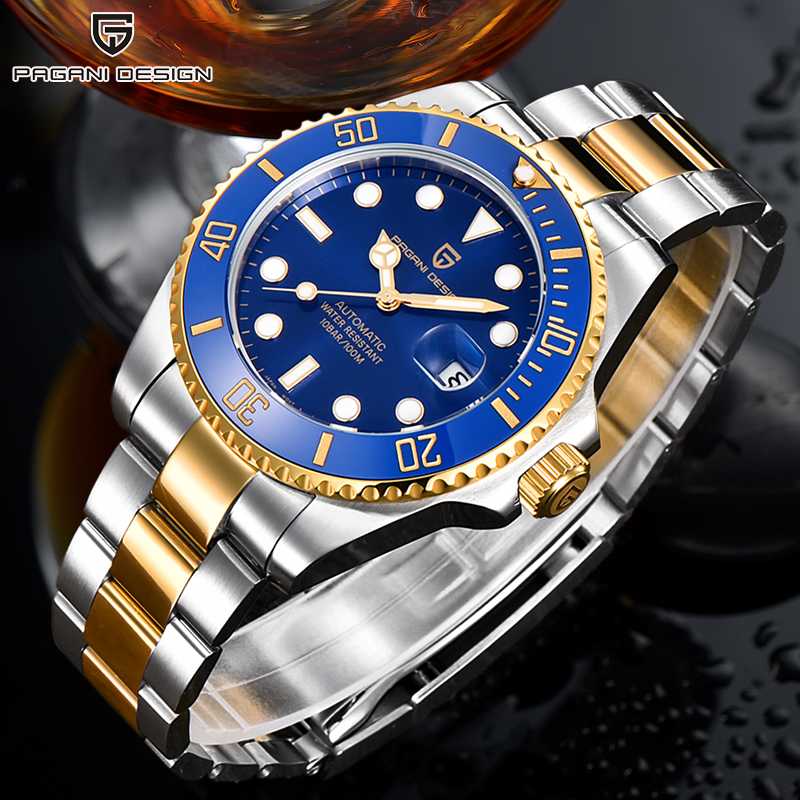 Wristwatches 2021 PAGANI DESIGN Men's Mechanical Watch Fashion Stainless Steel Automatic Clock Business Sports Waterproof Male Watches NH35A, Green
Wristwatches 2021 PAGANI DESIGN Men's Mechanical Watch Fashion Stainless Steel Automatic Clock Business Sports Waterproof Male Watches NH35A, Green
