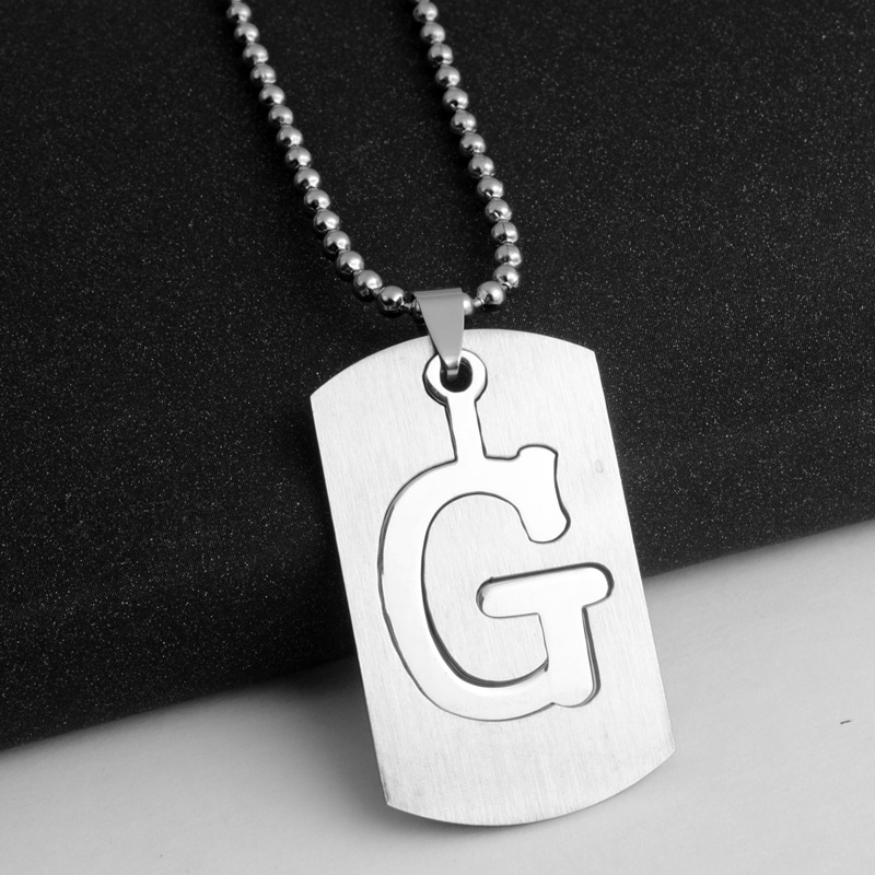 10pcs Stainless steel alloy alphabet Initial Letter G America 26 English word Letter Family friend name sign Necklace jewelry
10pcs Stainless steel alloy alphabet Initial Letter G America 26 English word Letter Family friend name sign Necklace jewelry