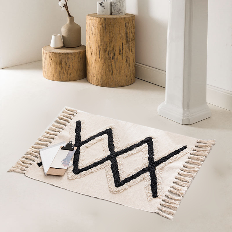 Cotton Linen Handmade Vintage Floor Carpet with Tassel Home Area Rugs For Living Room Bedroom Kid Room Decor Tapestry
Cotton Linen Handmade Vintage Floor Carpet with Tassel Home Area Rugs For Living Room Bedroom Kid Room Decor Tapestry