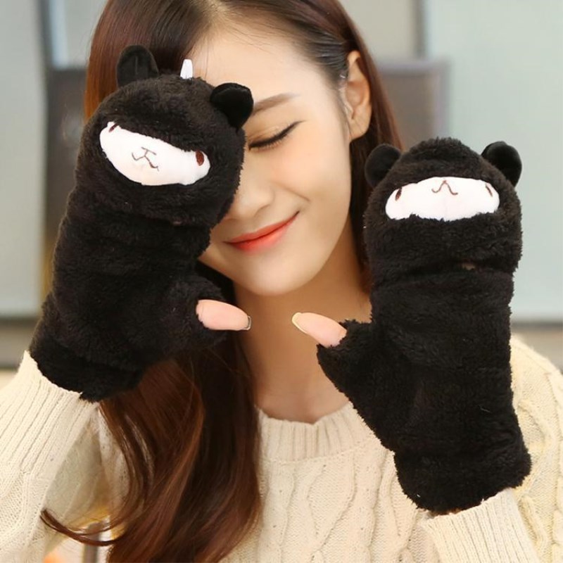 Half Finger Gloves Winter Cute Cartoon Mittens Lovely Girl AnimalsAlpaca Flip Twist Mittens Warm Women Gloves
Half Finger Gloves Winter Cute Cartoon Mittens Lovely Girl AnimalsAlpaca Flip Twist Mittens Warm Women Gloves