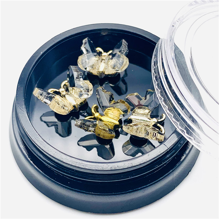 New Arrival Crystal 3D butterfly ornaments Nail Art Rhinestone Crystal Butterfly For Nail Art Diy
New Arrival Crystal 3D butterfly ornaments Nail Art Rhinestone Crystal Butterfly For Nail Art Diy