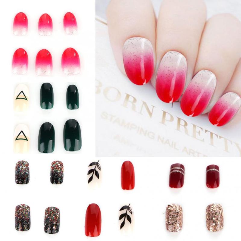 5 Types 24pcs/box Detachable Full Cover False Nail Tips Artificial Hands Manicure Decoration Fake Artificial Nail Tips, 02
5 Types 24pcs/box Detachable Full Cover False Nail Tips Artificial Hands Manicure Decoration Fake Artificial Nail Tips, 02