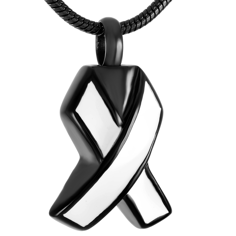 IJD9401 Stainless Steel Black Fancy Cancer Ribbon Cremation Collection Necklace Memorial for Ashes Urn Keepsake Pendant Jewelry
IJD9401 Stainless Steel Black Fancy Cancer Ribbon Cremation Collection Necklace Memorial for Ashes Urn Keepsake Pendant Jewelry