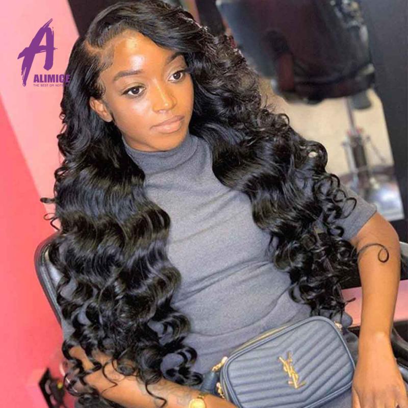 13x4 Loose Deep Wave Lace Front Human Hair Wig 150 180 250% Brazilian Wavy Wave Hair Lace Front Wig Preplucked Hairline Alimice, Natural color
13x4 Loose Deep Wave Lace Front Human Hair Wig 150 180 250% Brazilian Wavy Wave Hair Lace Front Wig Preplucked Hairline Alimice, Natural color