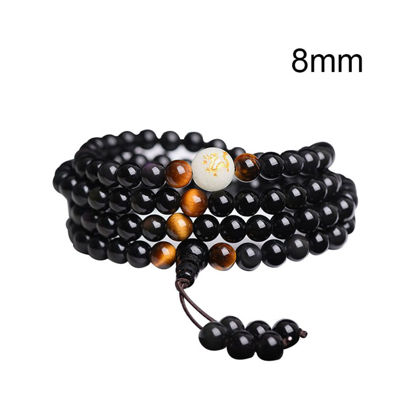 6/8mm Luminous Bracelet Yoga Black Onyx Men Women 108 Beads Unisex Adjustable Bracelets J55
6/8mm Luminous Bracelet Yoga Black Onyx Men Women 108 Beads Unisex Adjustable Bracelets J55
