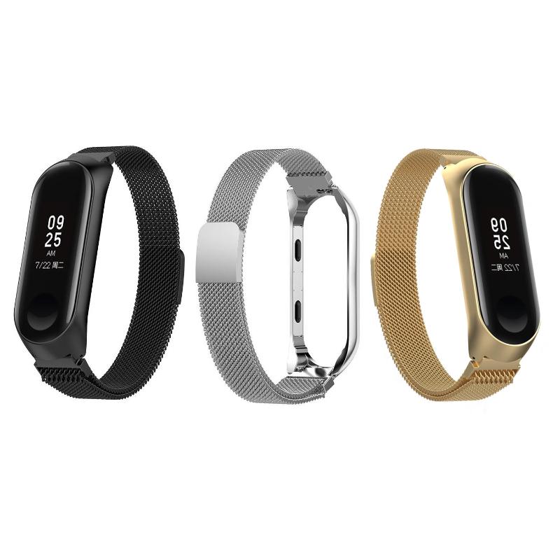 Metal Bracelet Strap for Miband 4 3 Magnetic Milanese Wristband for Mi Band 4 3 Stainless Steel Wrist Loop with Frame
Metal Bracelet Strap for Miband 4 3 Magnetic Milanese Wristband for Mi Band 4 3 Stainless Steel Wrist Loop with Frame