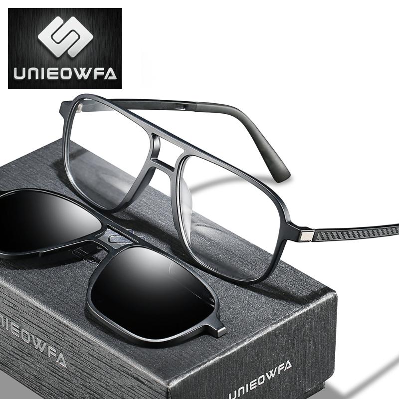 Myopia Optical Magnet Clip Glasses Frame Men Clear Prescription Eyeglasses Frame Male UV400 Polarized Magnet Clip On Sunglasses
Myopia Optical Magnet Clip Glasses Frame Men Clear Prescription Eyeglasses Frame Male UV400 Polarized Magnet Clip On Sunglasses
