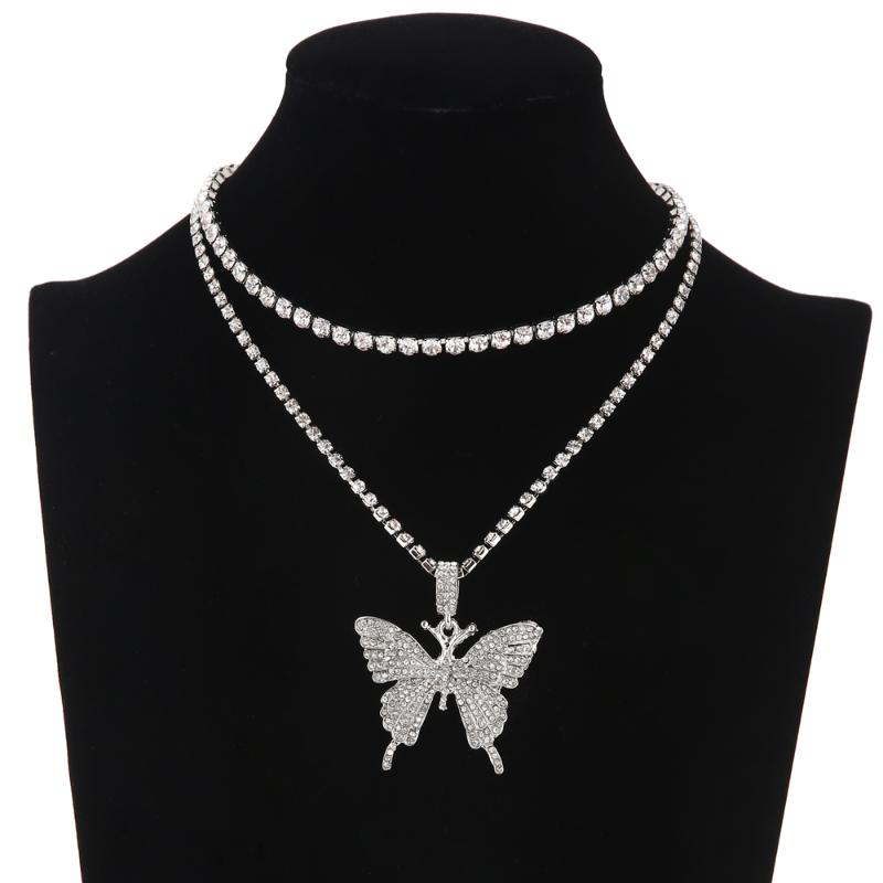 Iced Out Butterfly Necklace women rhinestone chain choker trendy Bling chocker Necklaces 2020 Fashion luxury jewelry Gift
Iced Out Butterfly Necklace women rhinestone chain choker trendy Bling chocker Necklaces 2020 Fashion luxury jewelry Gift