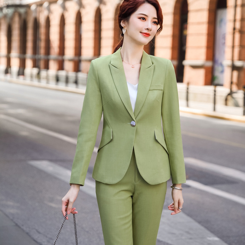Suit Women Blazer Set Autumn Winter Business Wear Full Sleeve Slanting Pockets Conjuntos Femininos Sales Interviewee Overalls, Orange pant suit
Suit Women Blazer Set Autumn Winter Business Wear Full Sleeve Slanting Pockets Conjuntos Femininos Sales Interviewee Overalls, Orange pant suit