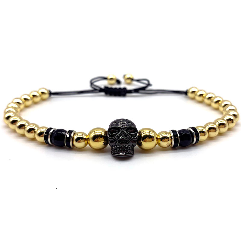 2020 Hip Hop Men Bracelet Vintage Skull Charm Bracelet For Men Handmade Braiding Luxury Jewelry Dropship
2020 Hip Hop Men Bracelet Vintage Skull Charm Bracelet For Men Handmade Braiding Luxury Jewelry Dropship