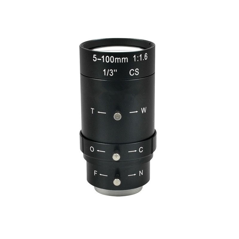 5-100mm Lens 2 Megapixels 1/3" HD CS Mount Manual Focus and Zoom Lens For CCTV Security Camera
5-100mm Lens 2 Megapixels 1/3" HD CS Mount Manual Focus and Zoom Lens For CCTV Security Camera