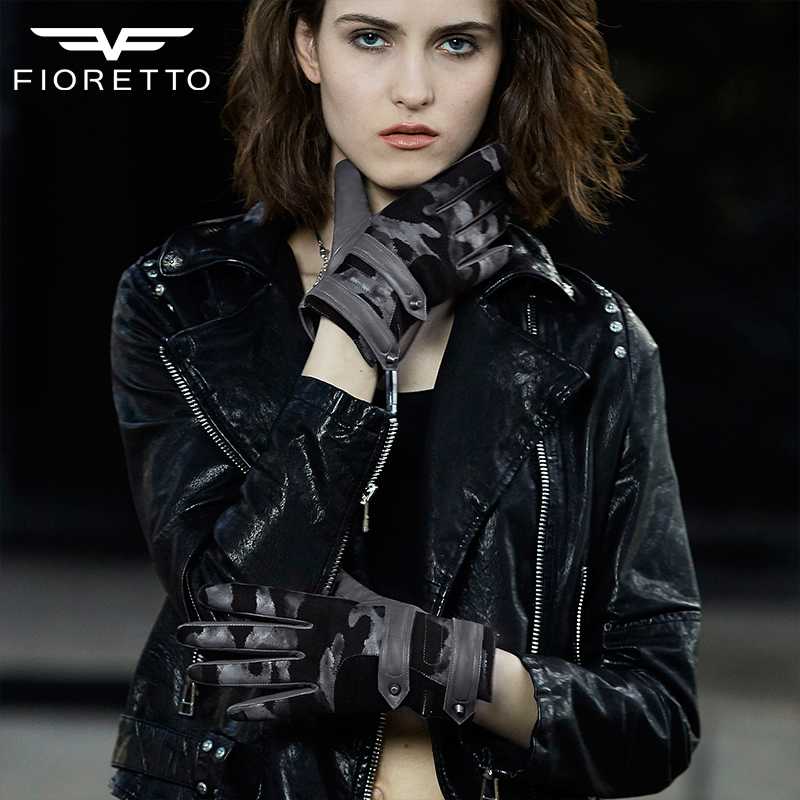 FIORETTO Genuine Leather Gloves for Women Camouflage Touch Screen Thermal Lined Leather Driving Gloves Winter Mittens Buckles
FIORETTO Genuine Leather Gloves for Women Camouflage Touch Screen Thermal Lined Leather Driving Gloves Winter Mittens Buckles