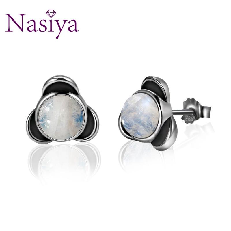 Elegant Round Natural Moonstone Stud Earrings 925 Sterling Silver Jewelry For Women Wedding Engagement Party Anniversary
Elegant Round Natural Moonstone Stud Earrings 925 Sterling Silver Jewelry For Women Wedding Engagement Party Anniversary