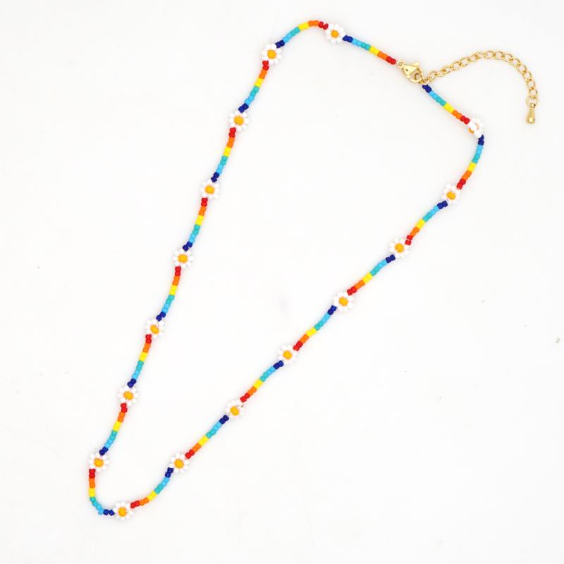 Go2Boho Necklace Women Rainbow Choker Boho Jewelry Collares Flower Fashion Colorful Beads Necklaces Mujer Stainless Steel Clasp
Go2Boho Necklace Women Rainbow Choker Boho Jewelry Collares Flower Fashion Colorful Beads Necklaces Mujer Stainless Steel Clasp