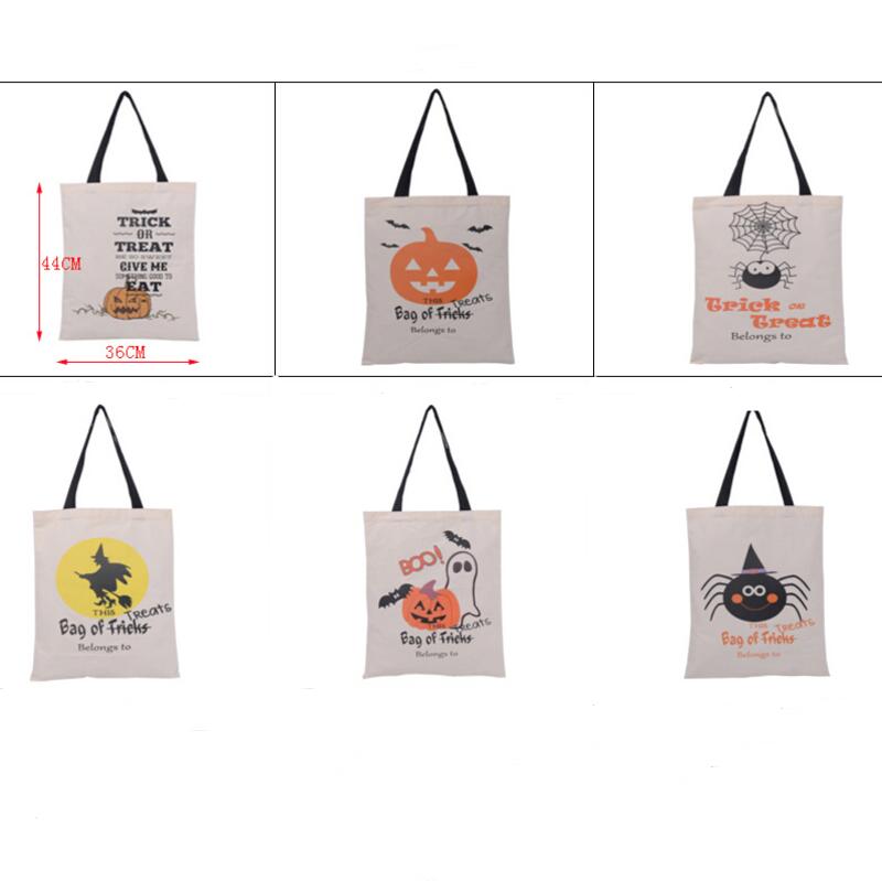 6 Styles Large Halloween Tote Bag Canvas Trick or Treat Bags Creative Halloween Spider Candy Gift Bag For Kids LX3129
6 Styles Large Halloween Tote Bag Canvas Trick or Treat Bags Creative Halloween Spider Candy Gift Bag For Kids LX3129