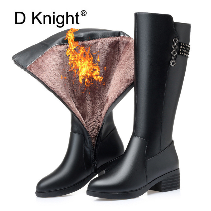 2020 New Women Snow Boots Winter High Heel Knee High Boots Women Warm Platform Shoes Genuine Leather Thick Wool Fur Lady Booties, Wool inside v41
2020 New Women Snow Boots Winter High Heel Knee High Boots Women Warm Platform Shoes Genuine Leather Thick Wool Fur Lady Booties, Wool inside v41