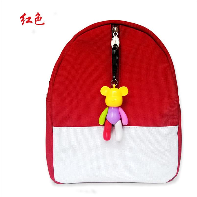 Korean version candy color backpack kids baby bag cute animal bear zipper children PU school bag for kindergarten boy girls gift, Red
Korean version candy color backpack kids baby bag cute animal bear zipper children PU school bag for kindergarten boy girls gift, Red