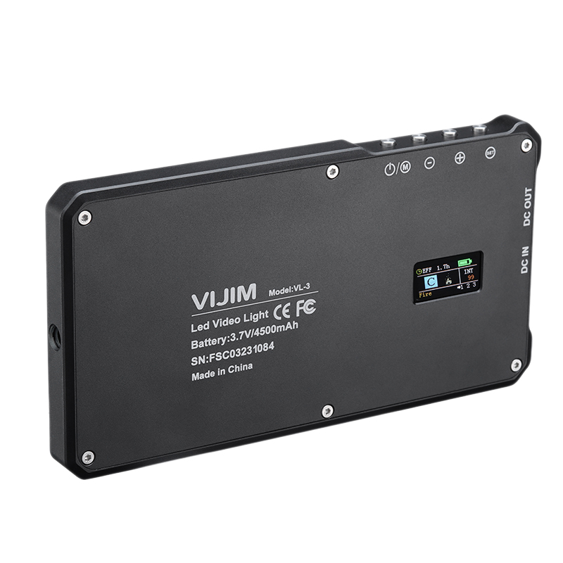 VIJIM VL-3 RGB Photography Lighting Pocket Travel Camera Light LED Video Light DSLR Fill 3000-6500K CRI96
VIJIM VL-3 RGB Photography Lighting Pocket Travel Camera Light LED Video Light DSLR Fill 3000-6500K CRI96