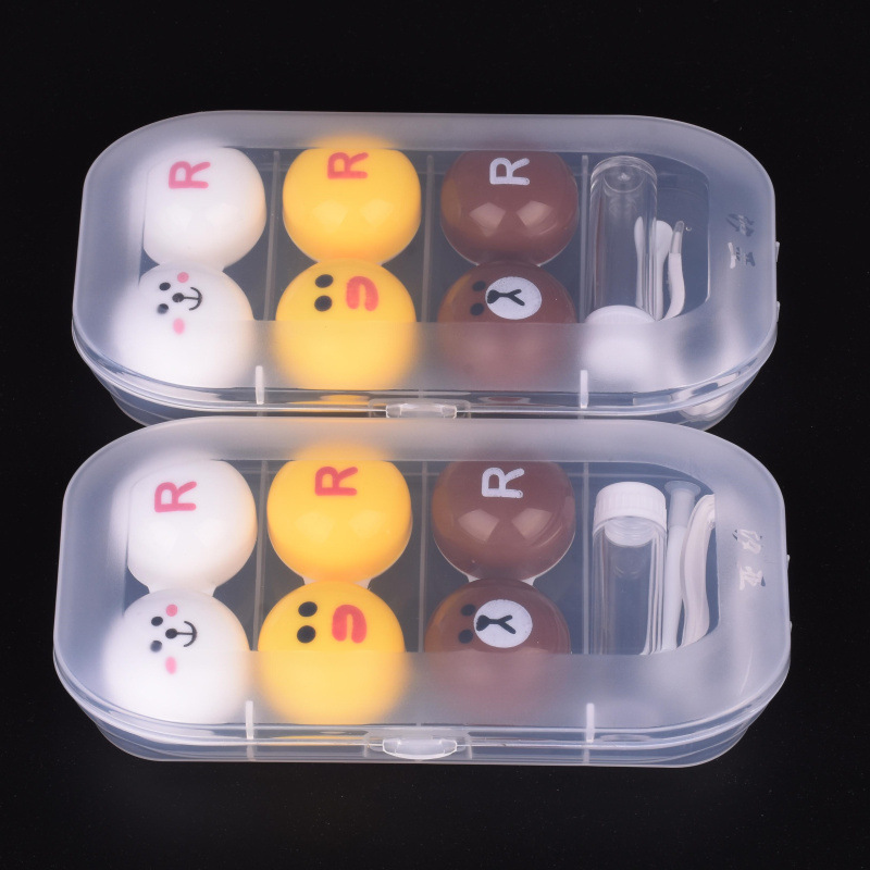 3 Pairs Cute Cartoon Contact Lens Case Kit Travel Lenses Box Set Lovely Contact Lens Case Holder Container
3 Pairs Cute Cartoon Contact Lens Case Kit Travel Lenses Box Set Lovely Contact Lens Case Holder Container