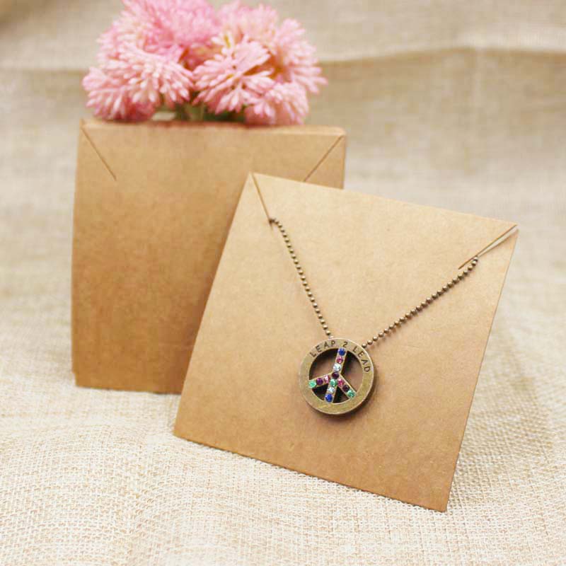100pcs 2020 new kraft blank paper fashion necklace & pendant charm display card 8.5*8.5cm jewelry package card custom cost extra
100pcs 2020 new kraft blank paper fashion necklace & pendant charm display card 8.5*8.5cm jewelry package card custom cost extra